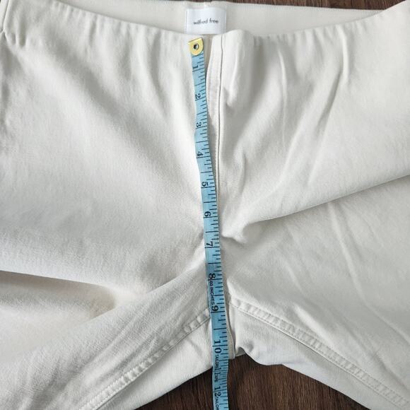 Wilfred Free Pull On Cream Straight Leg Pants 8 Minimalist Neutral Casual - Picture 7 of 8